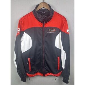 Held Moto Motorcycle Team Softshell Casual Jacket Black Red Size Large